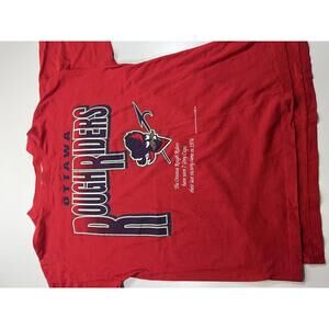 Vintage Ottawa Rough Riders Red Graphic T-Shirt Large